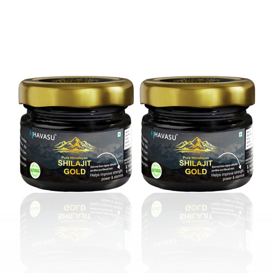 HAVASU Pure Himalayan Shilajit Resin, 2-Pack | 75%+ Fulvic Acid | Energy & Strength