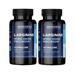 HAVASU L-Arginine L-Citrulline Supplement | 60 Capsules (Pack of 2)