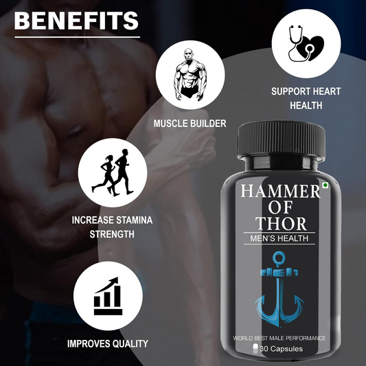 Hammer of thor Men's health Capsules (30cap) (2Pack)