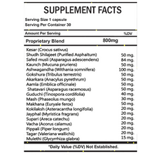 Too HARD Power Capsules for Men | Stamina & Immunity | 30 Veg Capsules (Pack of 2)