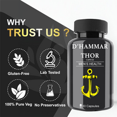 D' Hammar Thor Men's Supplement | Ayurvedic Capsules | 30 Capsules