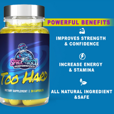 Too HARD Power Capsules for Men Blue | 30 Veg Capsules (Pack of 1)