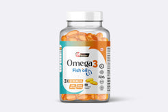 Protein Booster Fish Oil Capsules, 60 Capsules (1000mg Omega-3 with 180mg EPA & 180mg DHA)